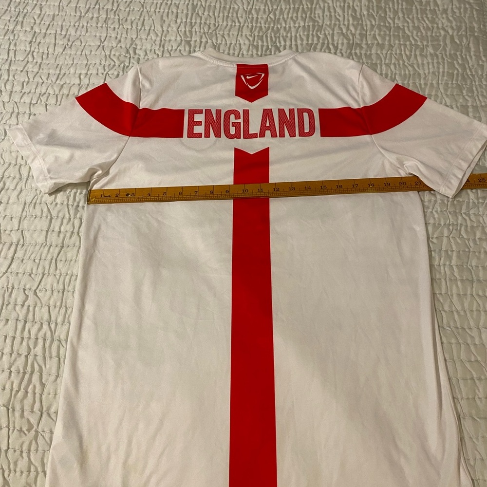 England National Team Jersey 2018 World Cup EUC Nike White and Red